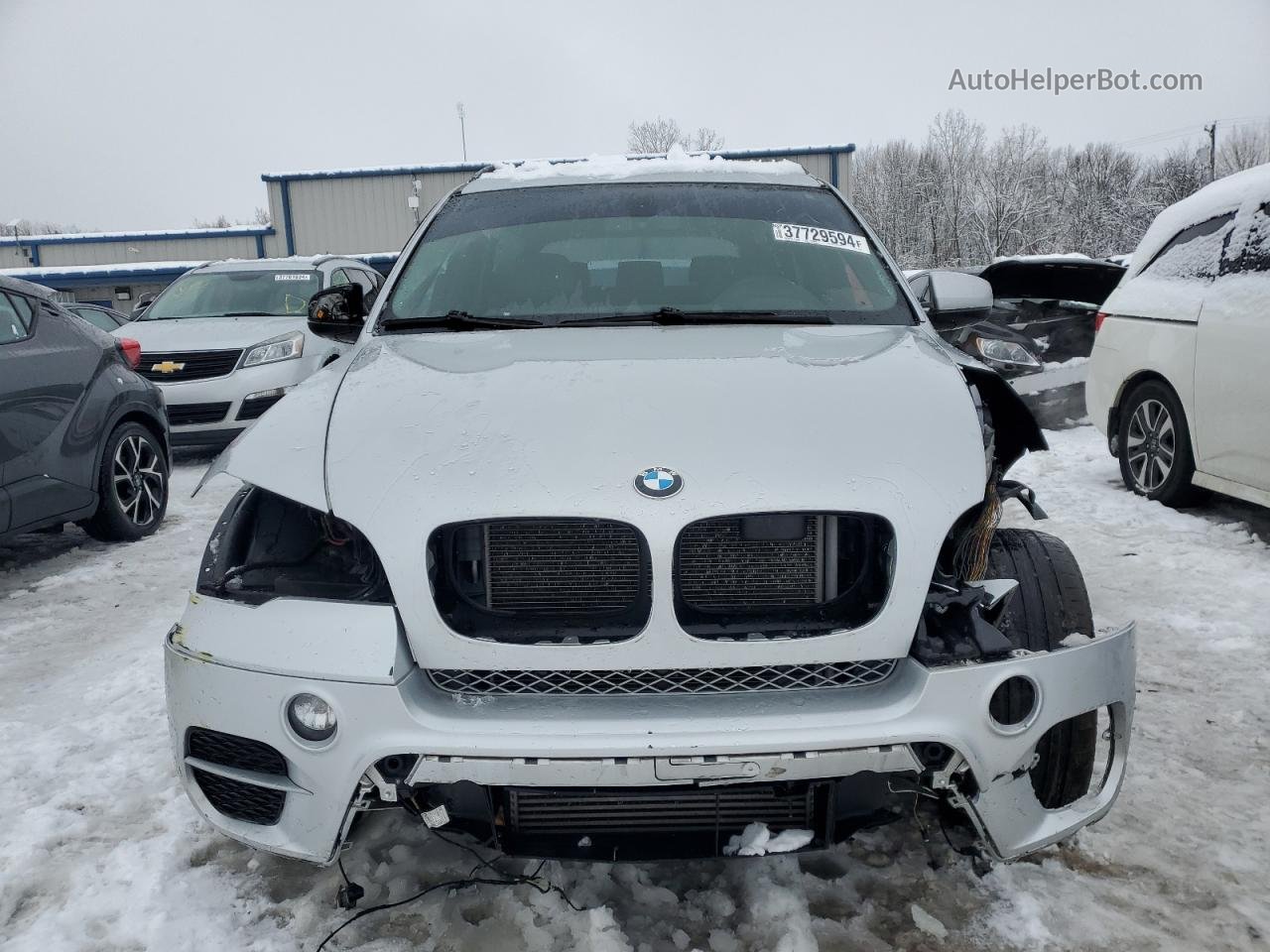 2012 Bmw X5 Xdrive35i Silver vin: 5UXZV4C5XCL752197