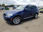 2012 Bmw X5 Xdrive35i Синий vin: 5UXZV4C5XCL760266