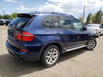 2012 Bmw X5 Xdrive35i Blue vin: 5UXZV4C5XCL760266