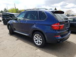 2012 Bmw X5 Xdrive35i Blue vin: 5UXZV4C5XCL760266