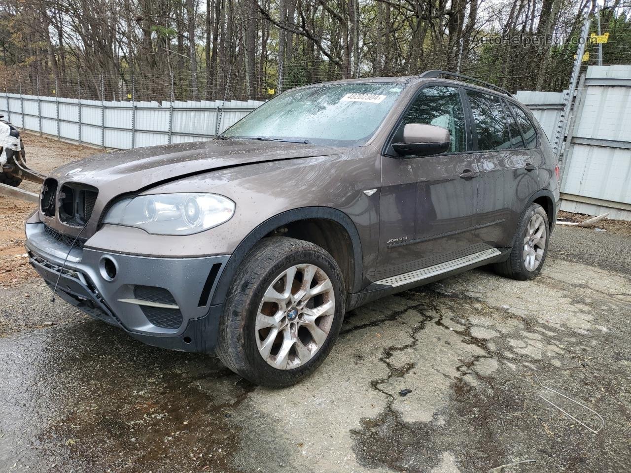 2012 Bmw X5 Xdrive35i Желто-коричневый vin: 5UXZV4C5XCL762356