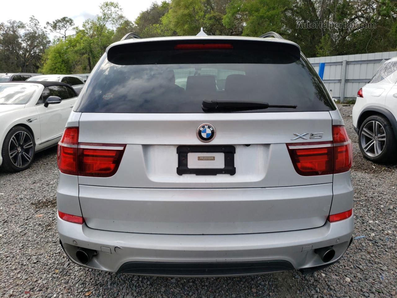 2012 Bmw X5 Xdrive35i Silver vin: 5UXZV4C5XCL762535