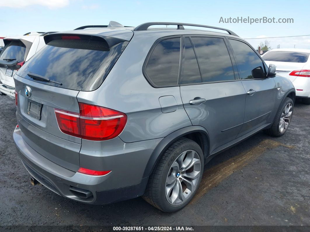 2012 Bmw X5 Xdrive50i Gray vin: 5UXZV8C50CL423595