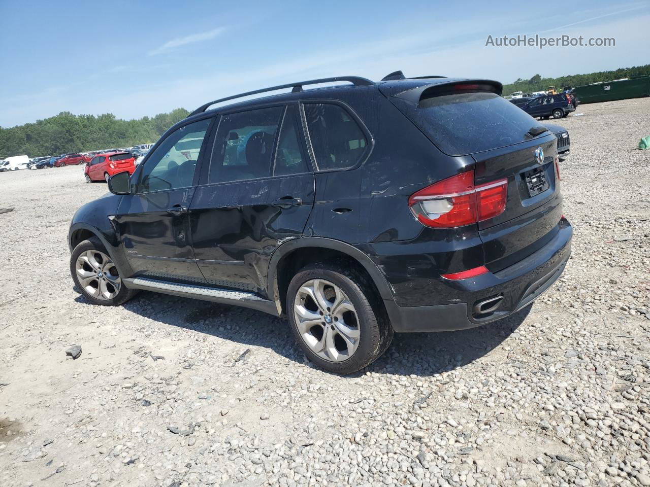 2012 Bmw X5 Xdrive50i Black vin: 5UXZV8C50CL424455