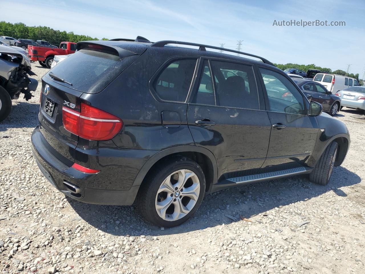 2012 Bmw X5 Xdrive50i Black vin: 5UXZV8C50CL424455