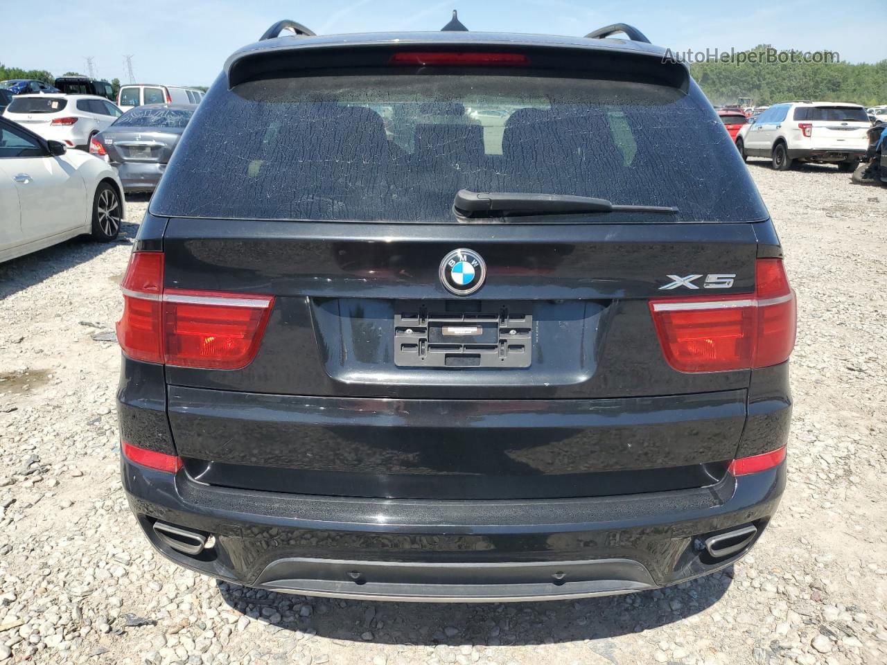 2012 Bmw X5 Xdrive50i Black vin: 5UXZV8C50CL424455