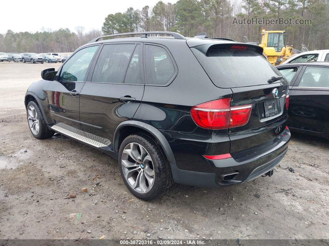 2012 Bmw X5 Xdrive50i Black vin: 5UXZV8C50CL425444