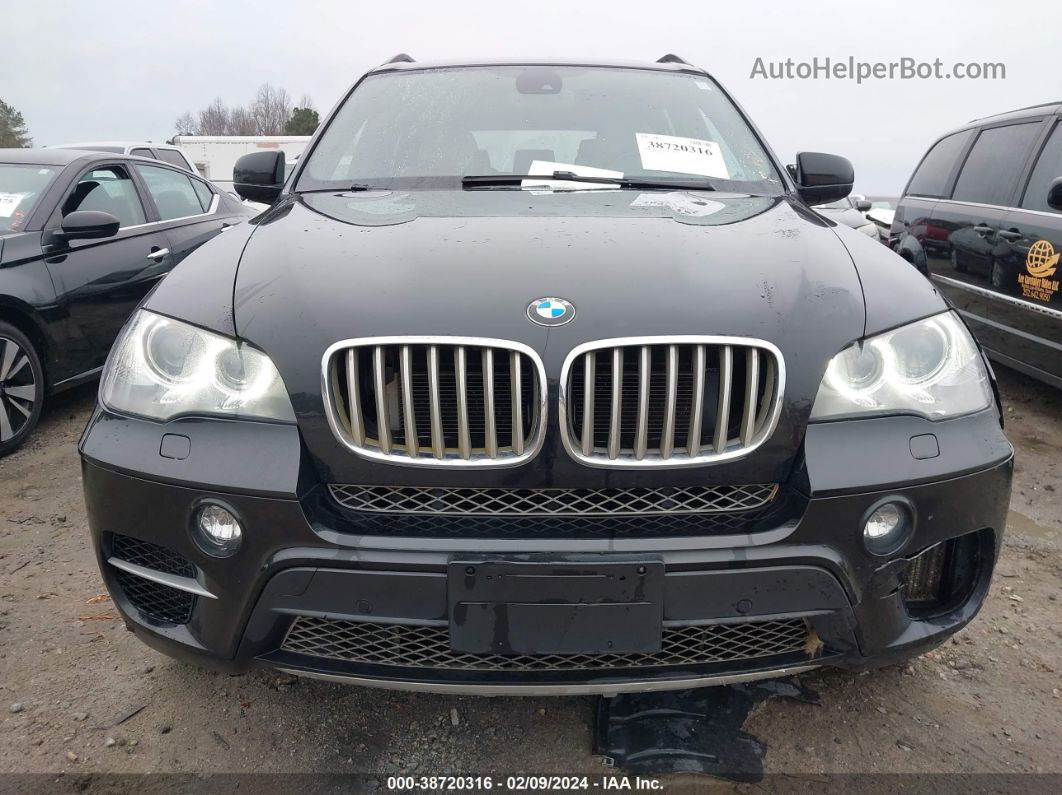 2012 Bmw X5 Xdrive50i Black vin: 5UXZV8C50CL425444