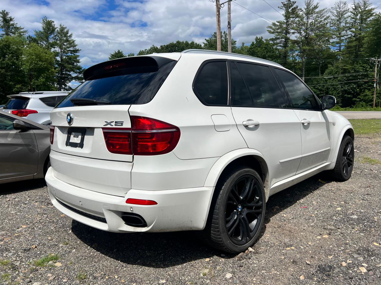 2012 Bmw X5 Xdrive50i White vin: 5UXZV8C50CL425542