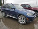 2011 Bmw X5 Xdrive50i Blue vin: 5UXZV8C51BL419294