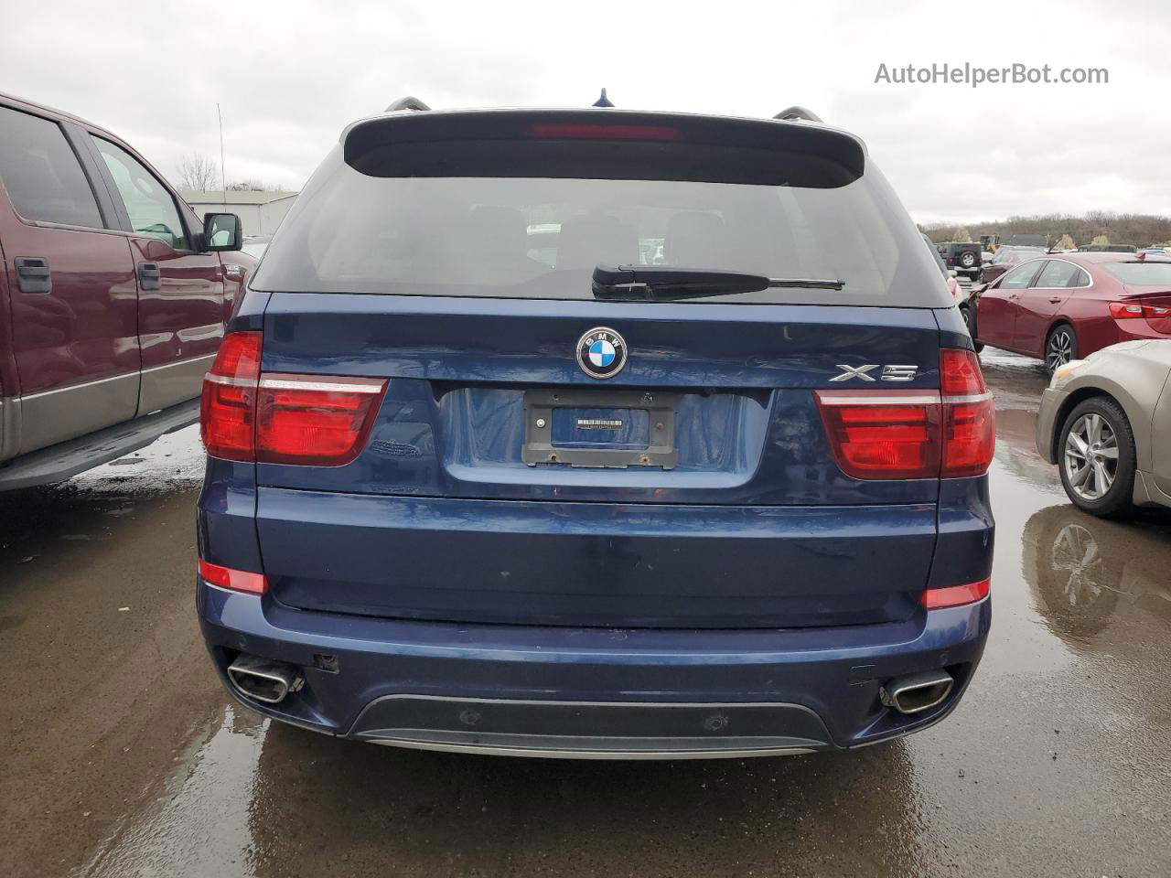 2011 Bmw X5 Xdrive50i Blue vin: 5UXZV8C51BL419294