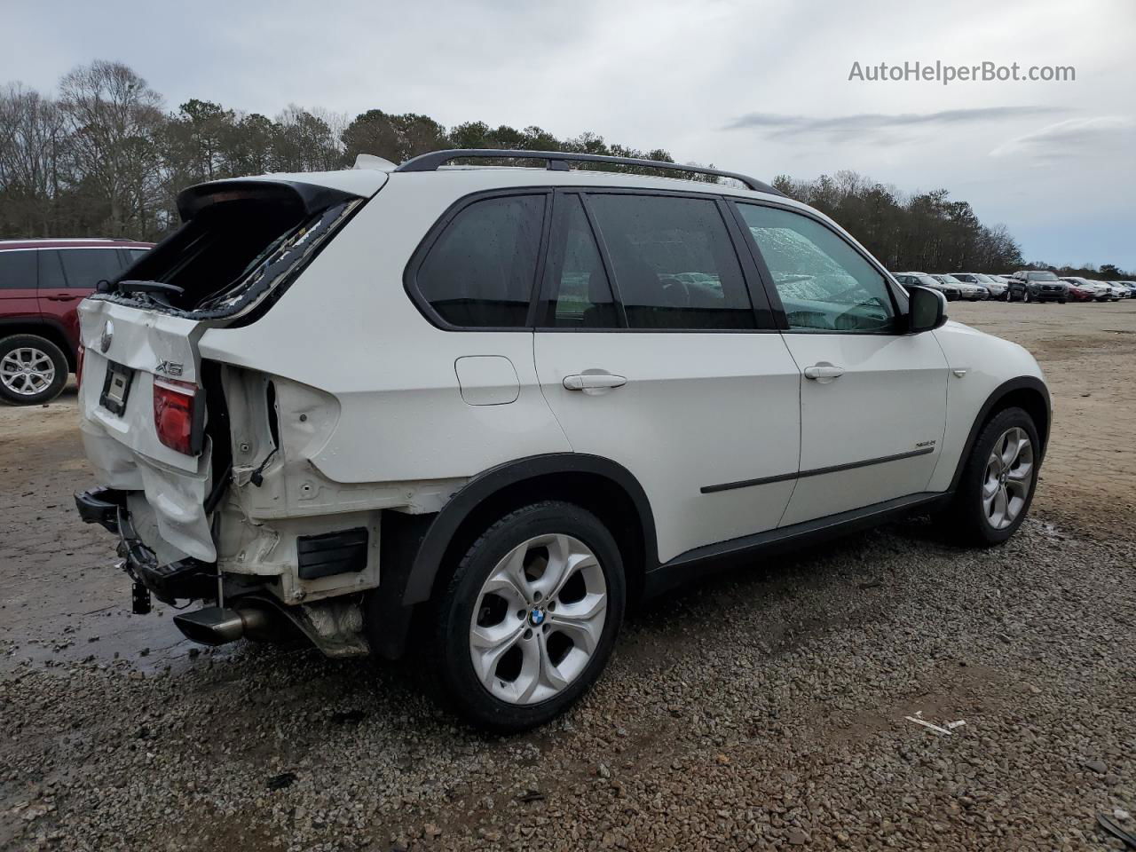 2012 Bmw X5 Xdrive50i White vin: 5UXZV8C51CL422827