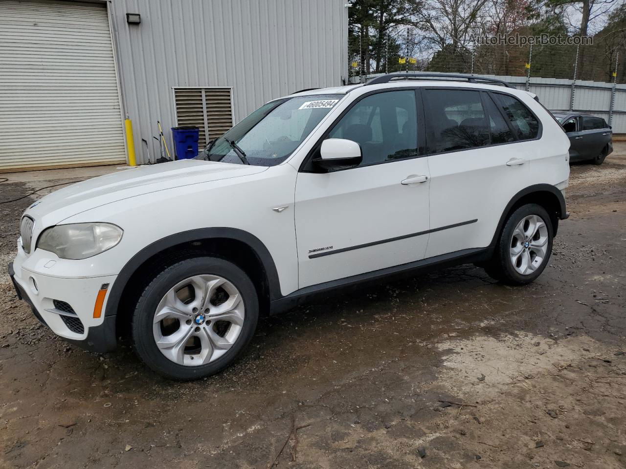 2012 Bmw X5 Xdrive50i White vin: 5UXZV8C51CL422827