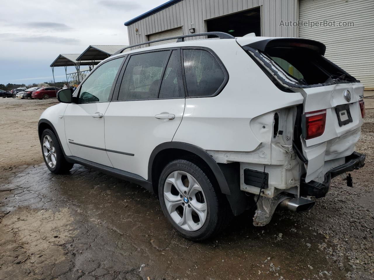 2012 Bmw X5 Xdrive50i White vin: 5UXZV8C51CL422827