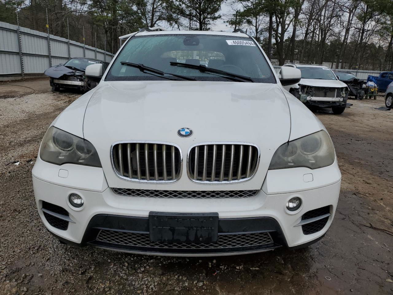 2012 Bmw X5 Xdrive50i White vin: 5UXZV8C51CL422827