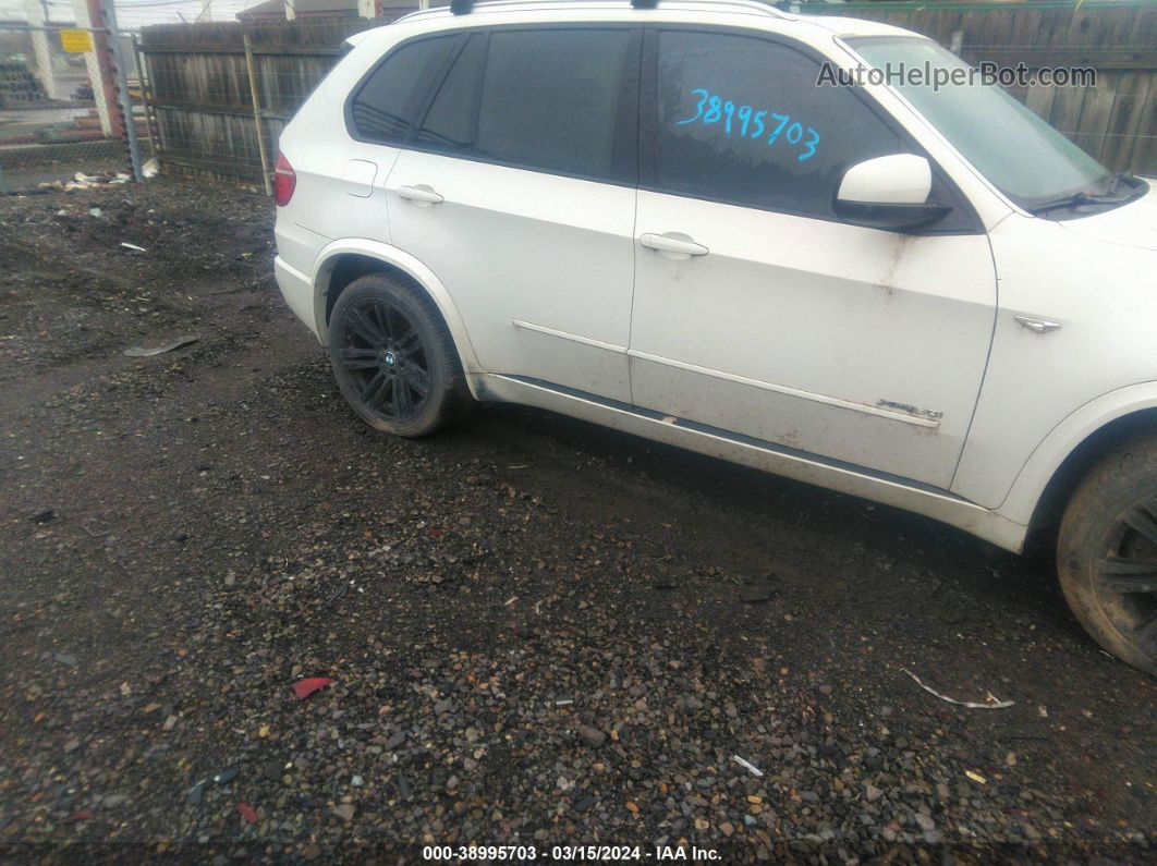 2011 Bmw X5 Xdrive50i White vin: 5UXZV8C52BL420549