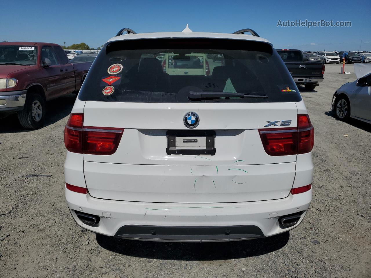 2011 Bmw X5 Xdrive50i White vin: 5UXZV8C52BL421782