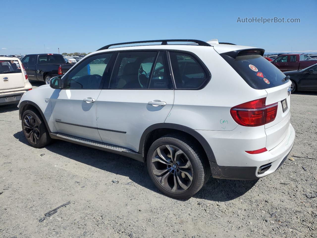 2011 Bmw X5 Xdrive50i White vin: 5UXZV8C52BL421782