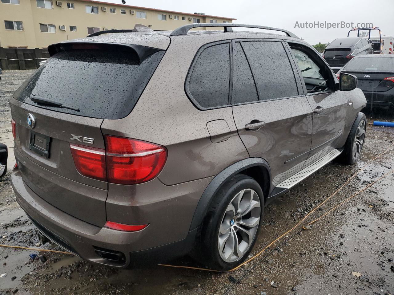 2012 Bmw X5 Xdrive50i Brown vin: 5UXZV8C52CL423257