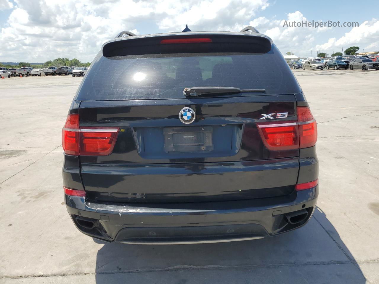 2012 Bmw X5 Xdrive50i Black vin: 5UXZV8C52CL424098