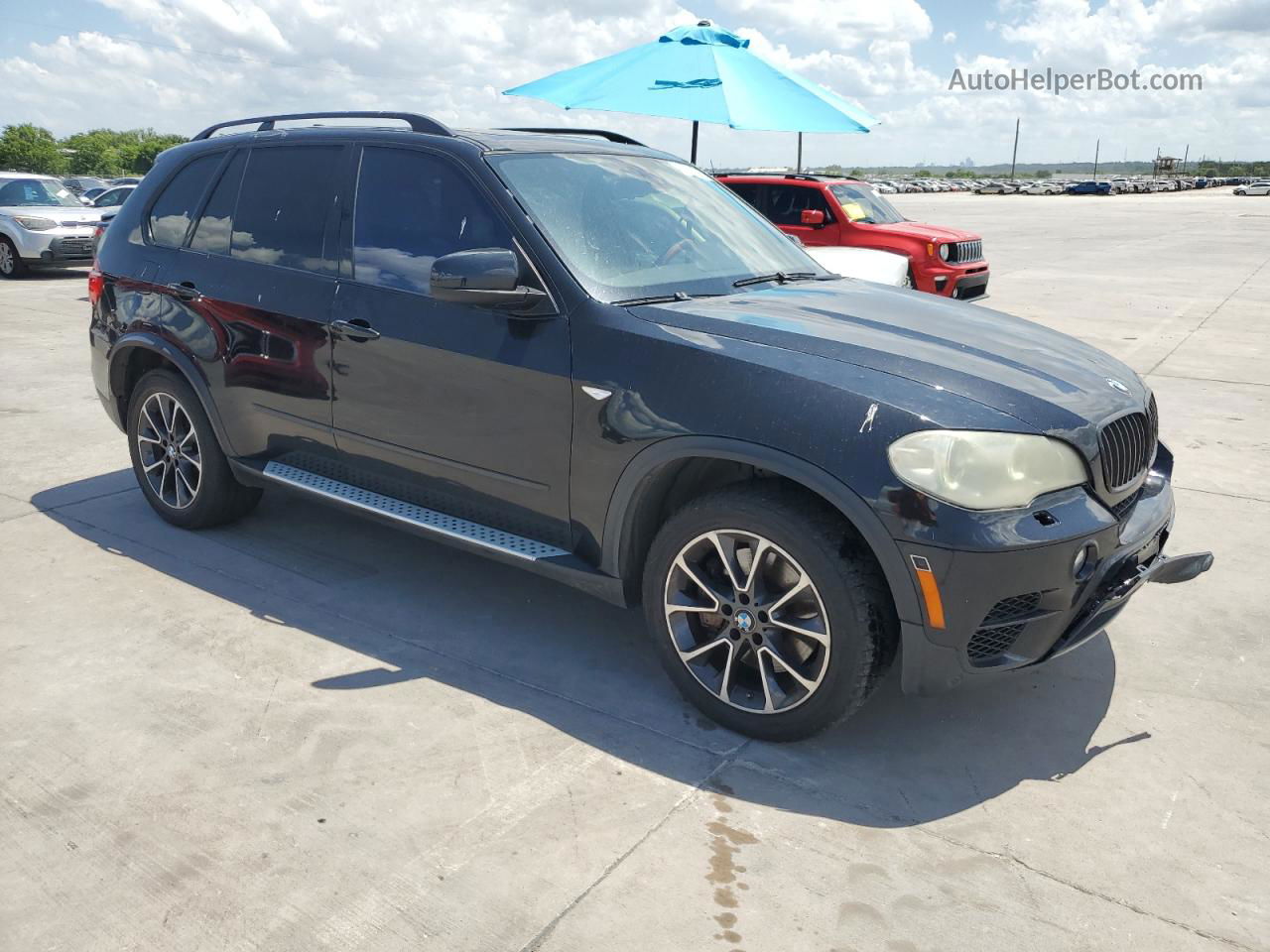 2012 Bmw X5 Xdrive50i Black vin: 5UXZV8C52CL424098