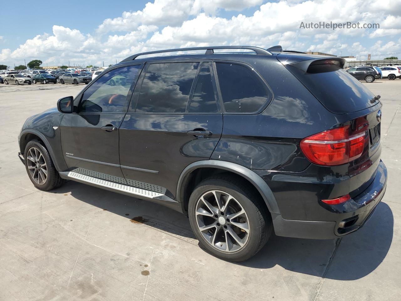 2012 Bmw X5 Xdrive50i Black vin: 5UXZV8C52CL424098