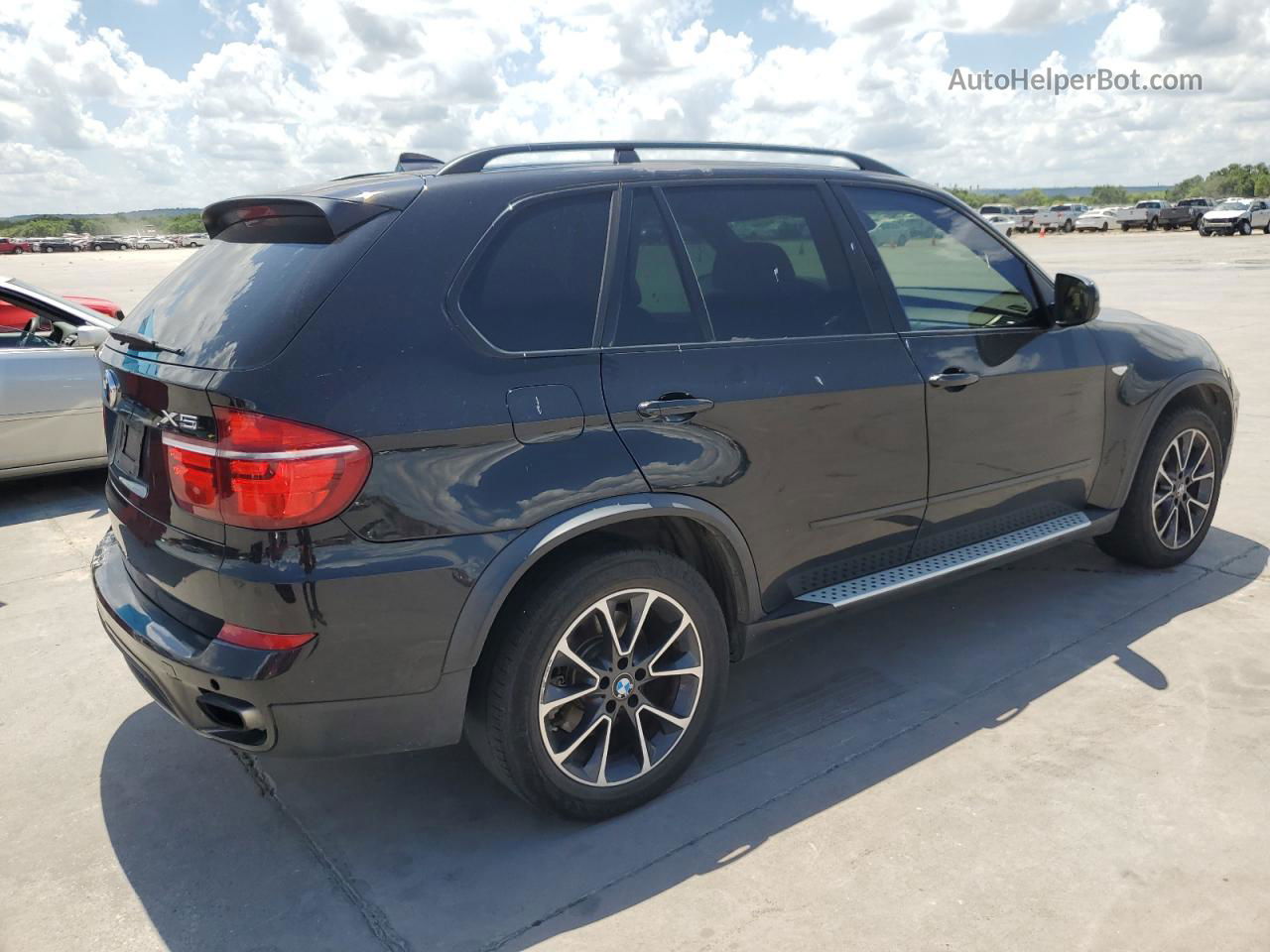 2012 Bmw X5 Xdrive50i Black vin: 5UXZV8C52CL424098