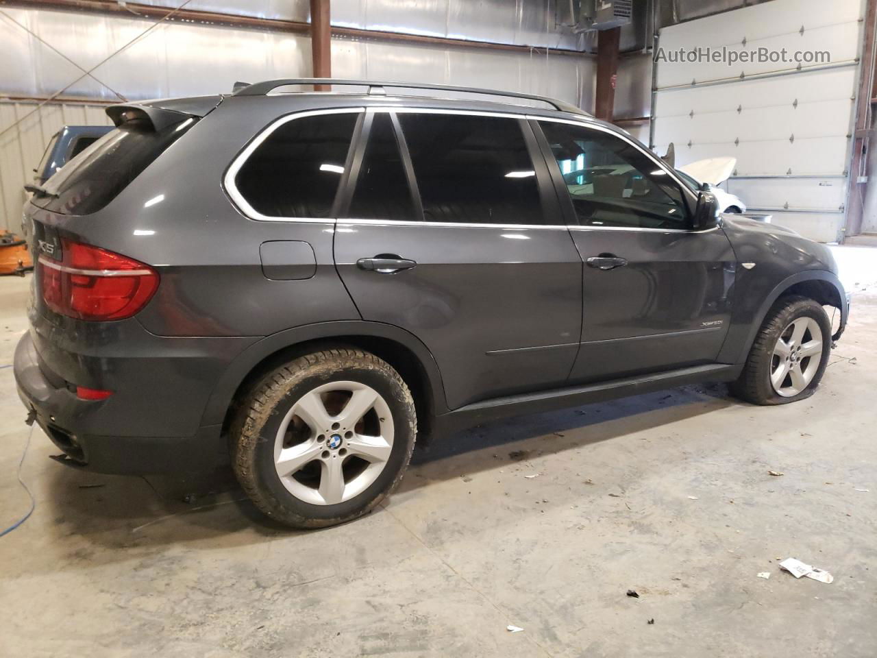 2012 Bmw X5 Xdrive50i Gray vin: 5UXZV8C52CL424134