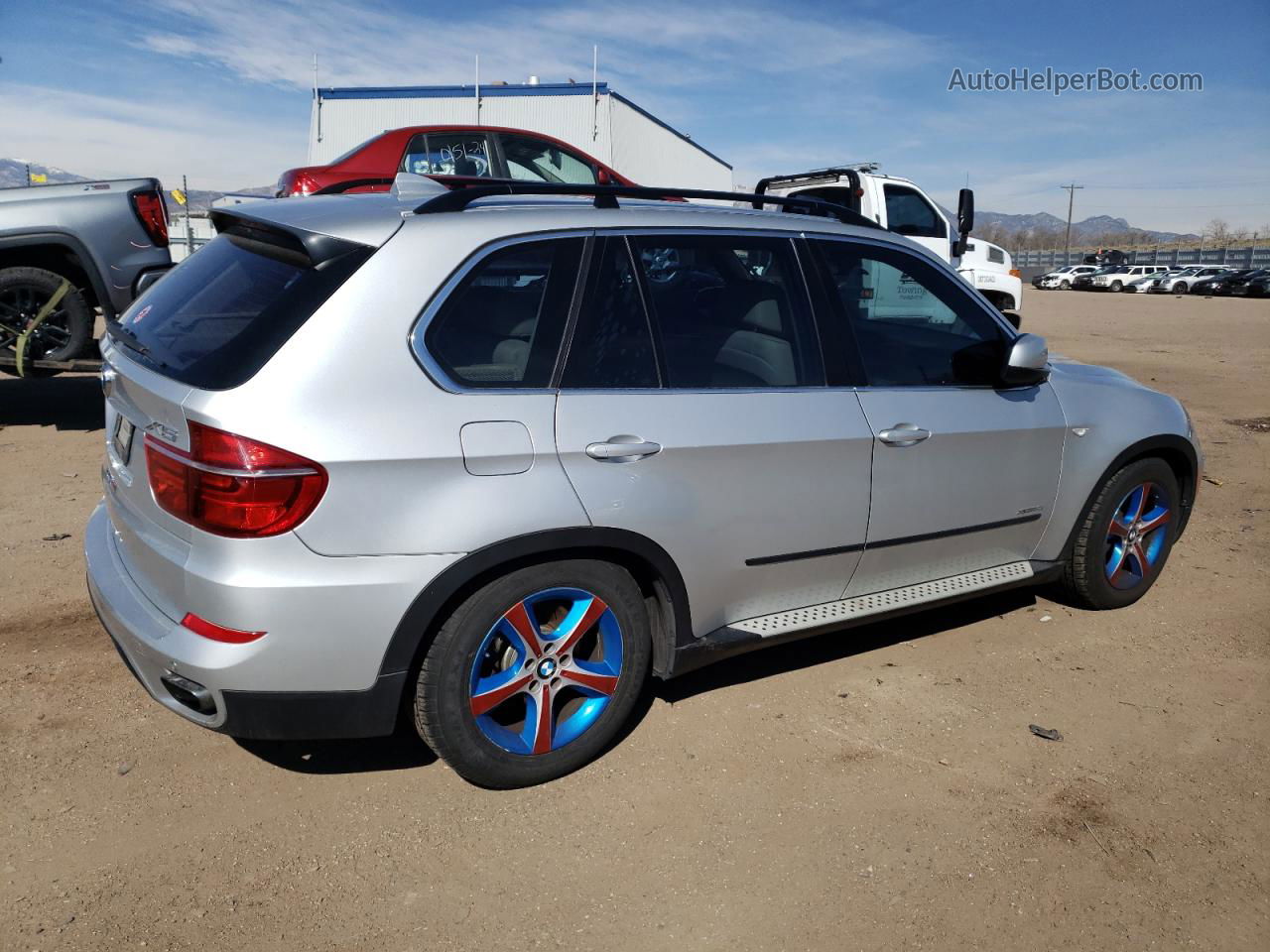 2011 Bmw X5 Xdrive50i Silver vin: 5UXZV8C53BL417434