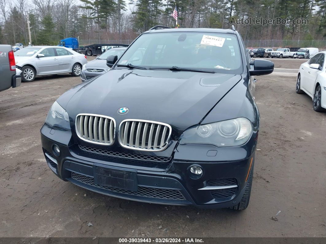 2011 Bmw X5 Xdrive50i Black vin: 5UXZV8C53BL417577