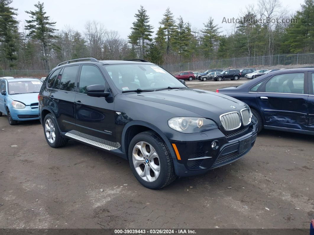 2011 Bmw X5 Xdrive50i Black vin: 5UXZV8C53BL417577