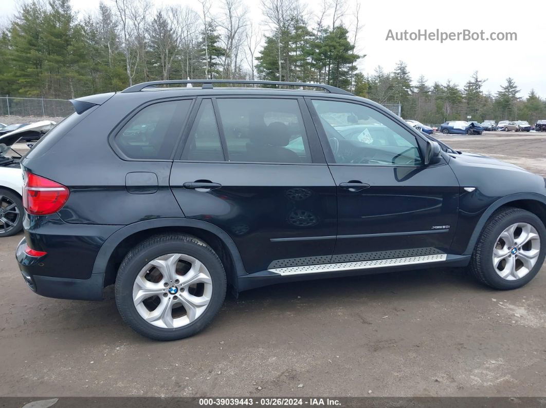 2011 Bmw X5 Xdrive50i Black vin: 5UXZV8C53BL417577