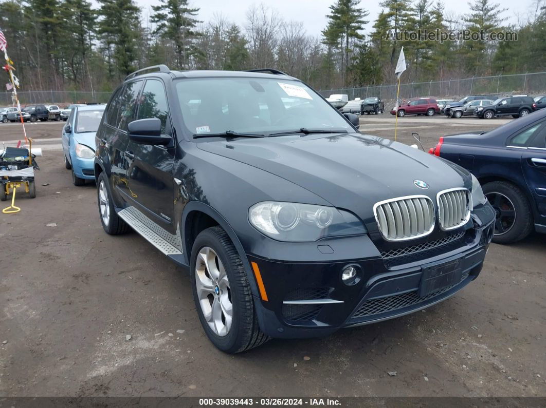 2011 Bmw X5 Xdrive50i Black vin: 5UXZV8C53BL417577