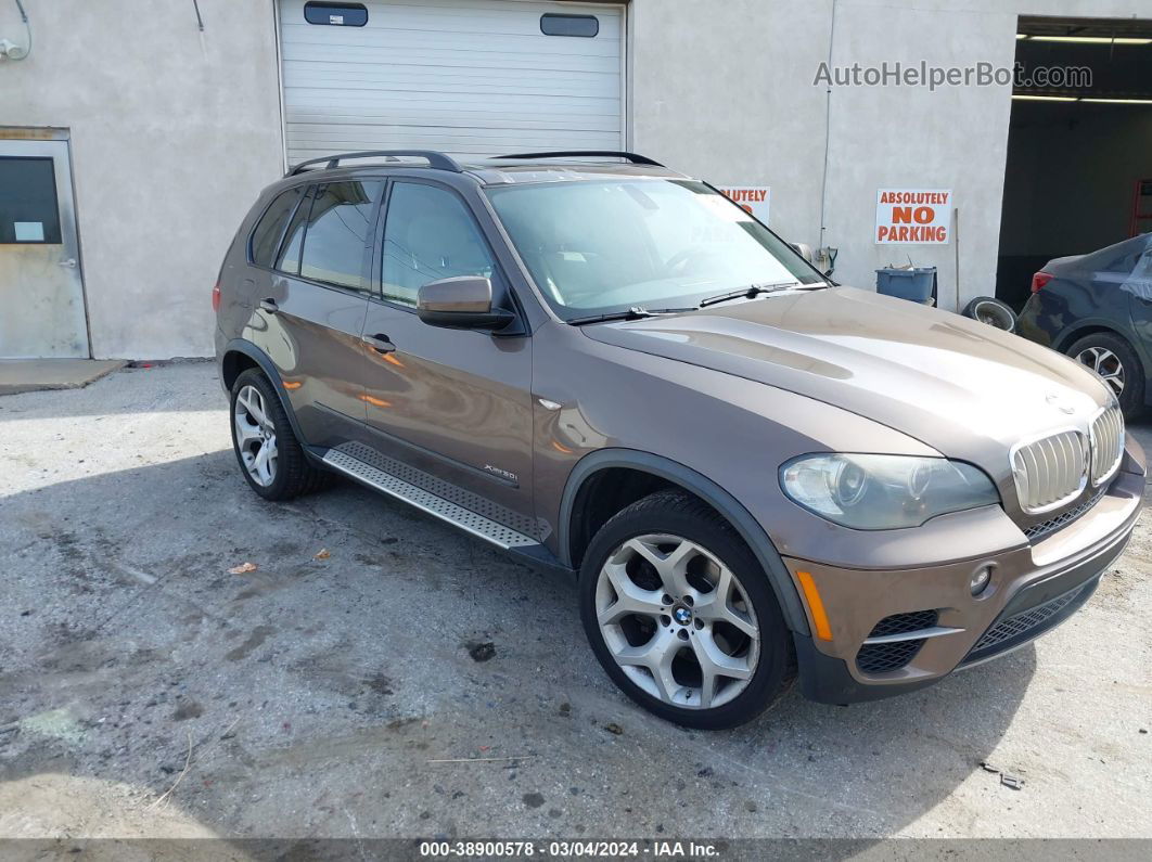 2011 Bmw X5 Xdrive50i Brown vin: 5UXZV8C53BL418065