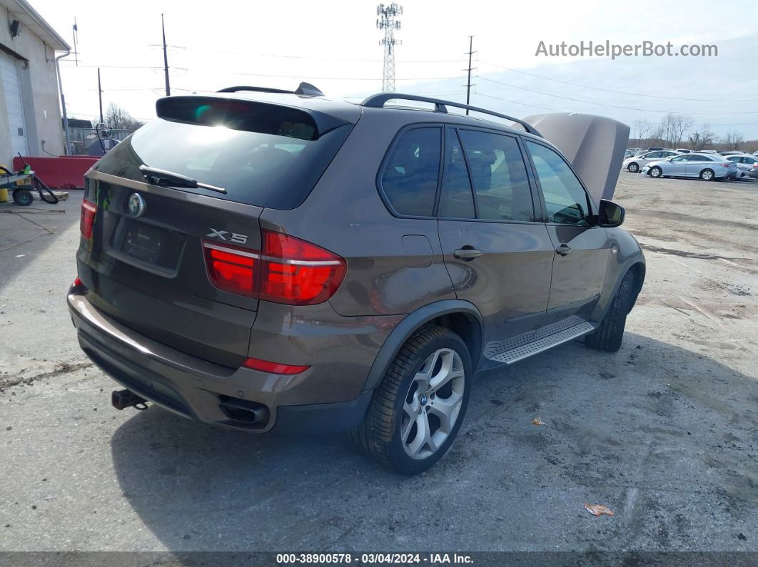 2011 Bmw X5 Xdrive50i Brown vin: 5UXZV8C53BL418065