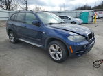 2011 Bmw X5 Xdrive50i Blue vin: 5UXZV8C53BL422021