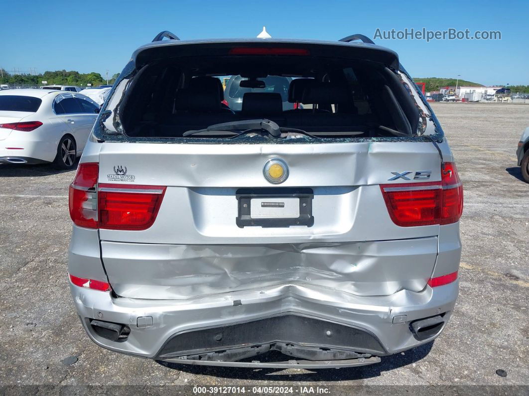 2011 Bmw X5 Xdrive50i Silver vin: 5UXZV8C54BLL67899