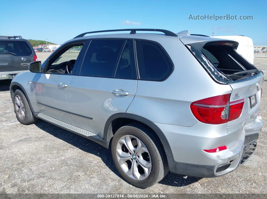 2011 Bmw X5 Xdrive50i Silver vin: 5UXZV8C54BLL67899