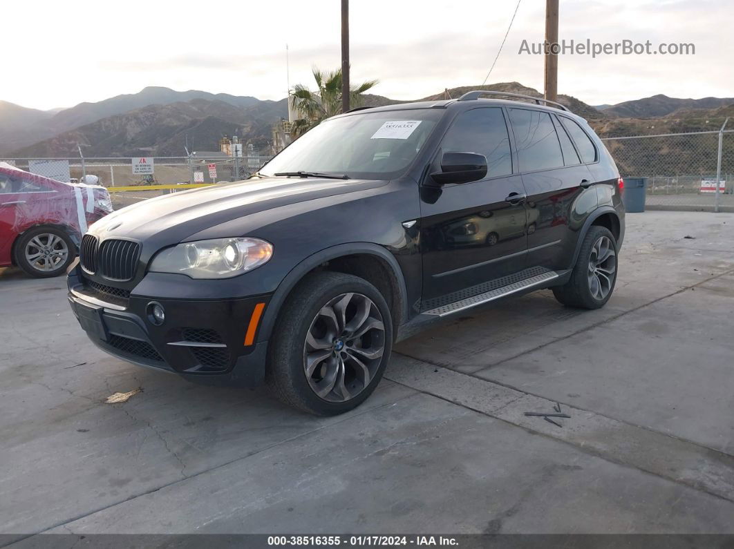 2012 Bmw X5 Xdrive50i Black vin: 5UXZV8C54CL424927