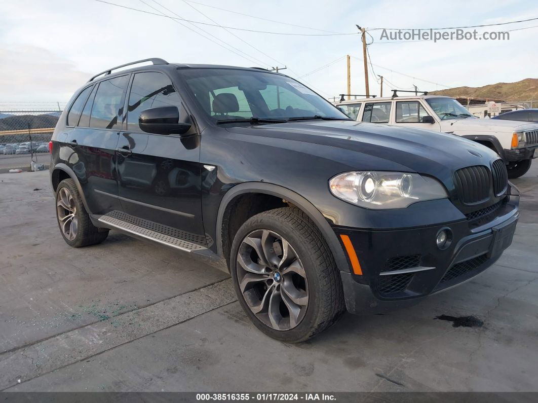 2012 Bmw X5 Xdrive50i Black vin: 5UXZV8C54CL424927