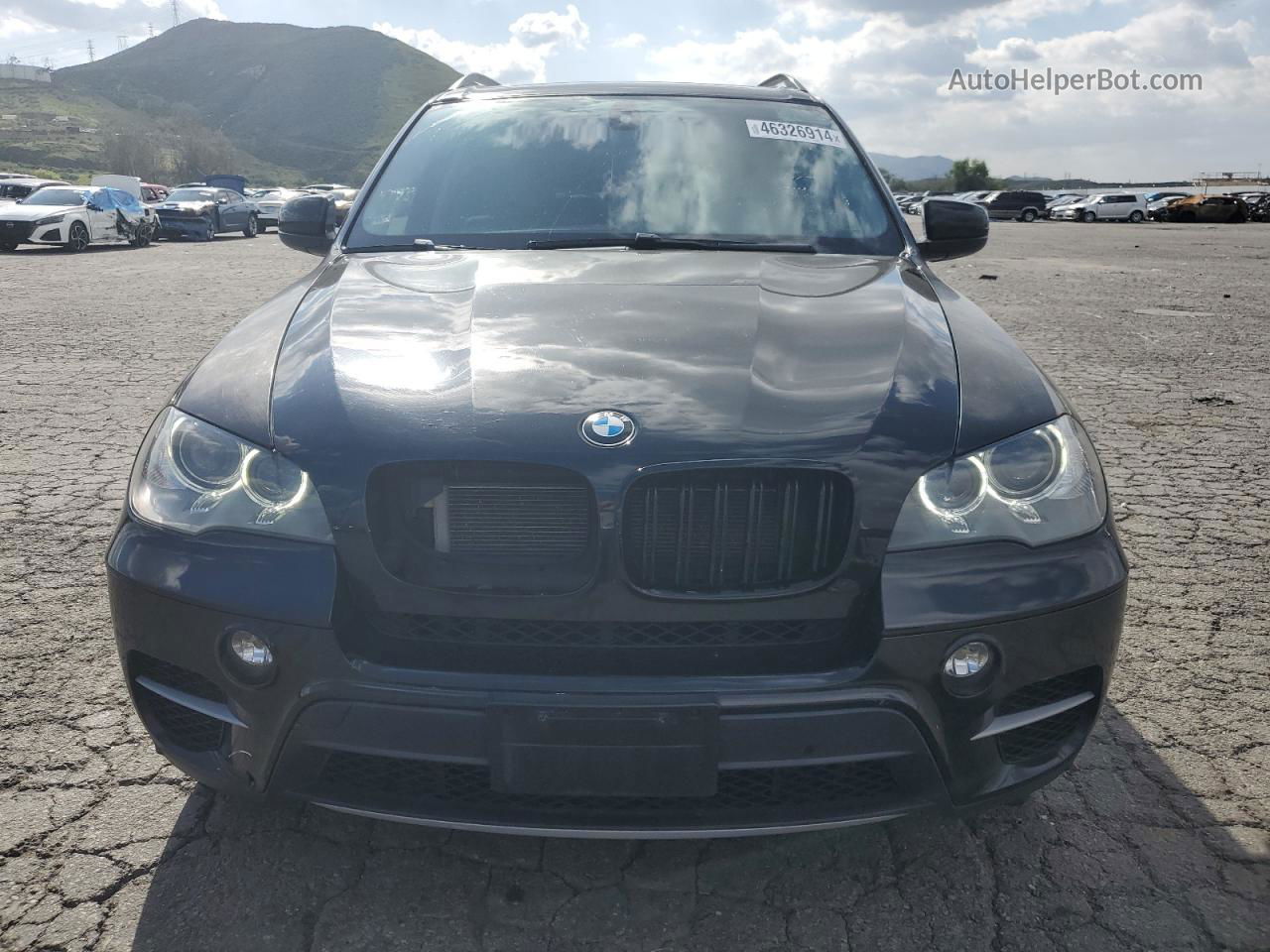 2012 Bmw X5 Xdrive50i Black vin: 5UXZV8C54CL426161