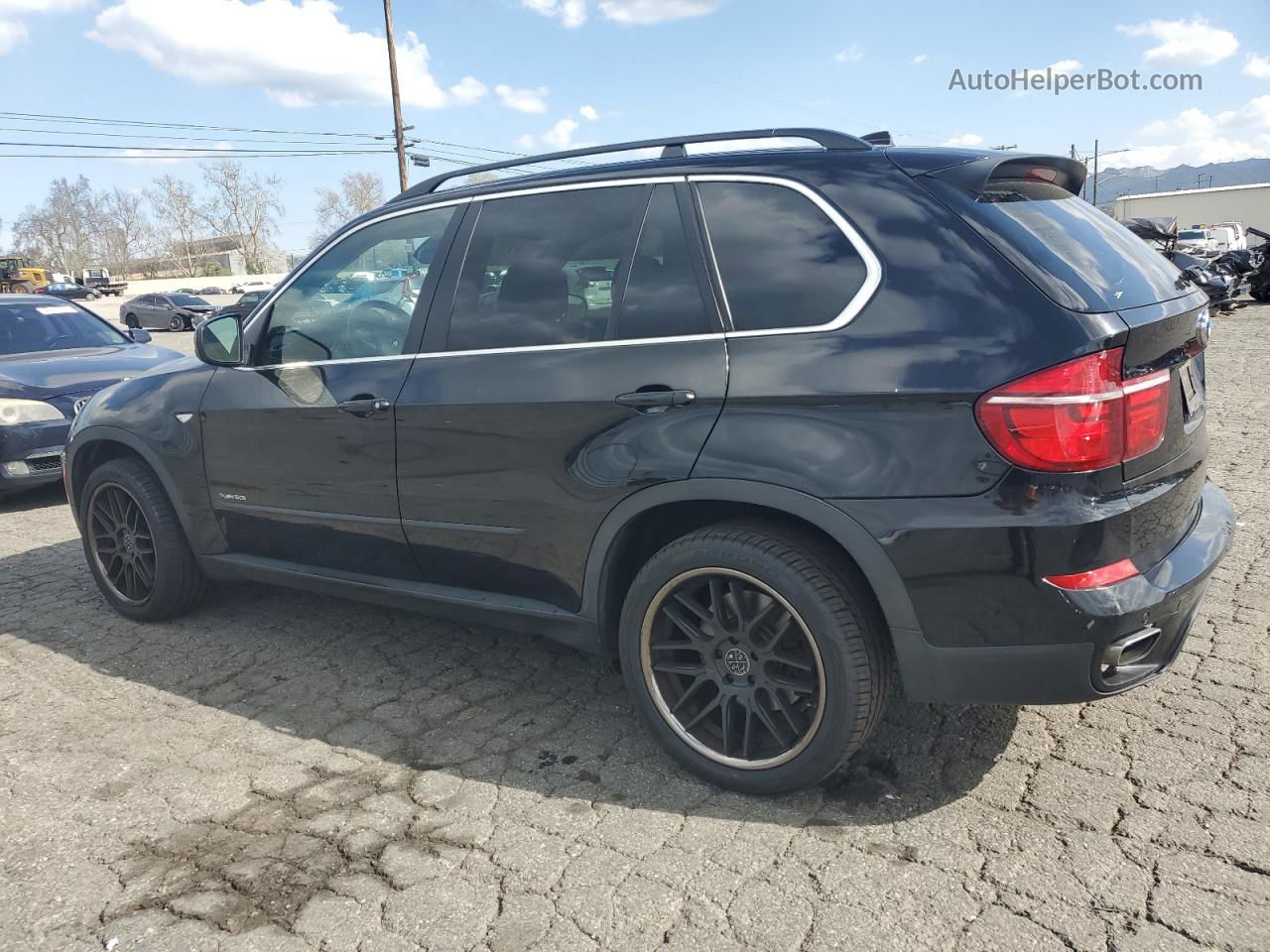 2012 Bmw X5 Xdrive50i Black vin: 5UXZV8C54CL426161