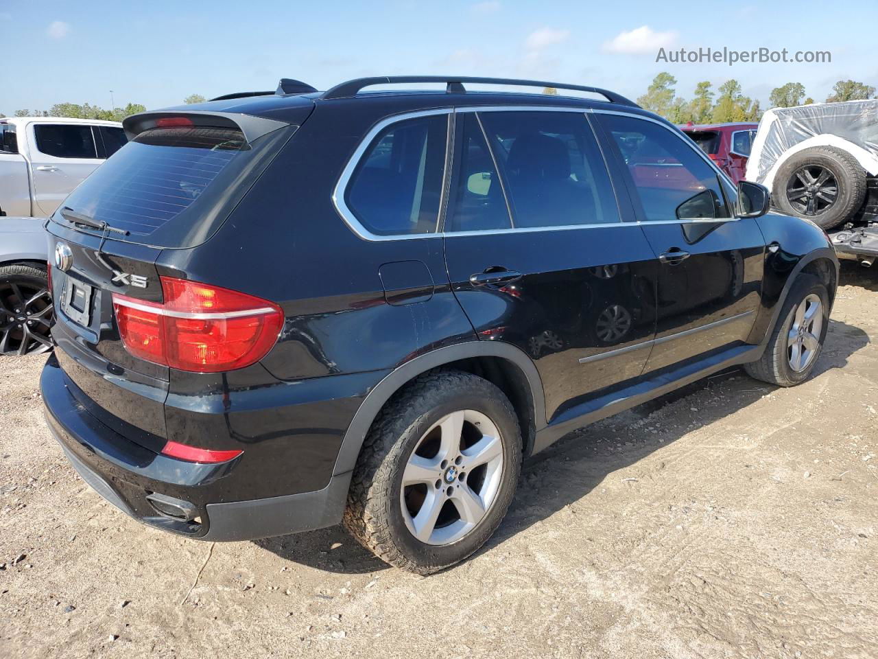 2011 Bmw X5 Xdrive50i Black vin: 5UXZV8C55BL417080