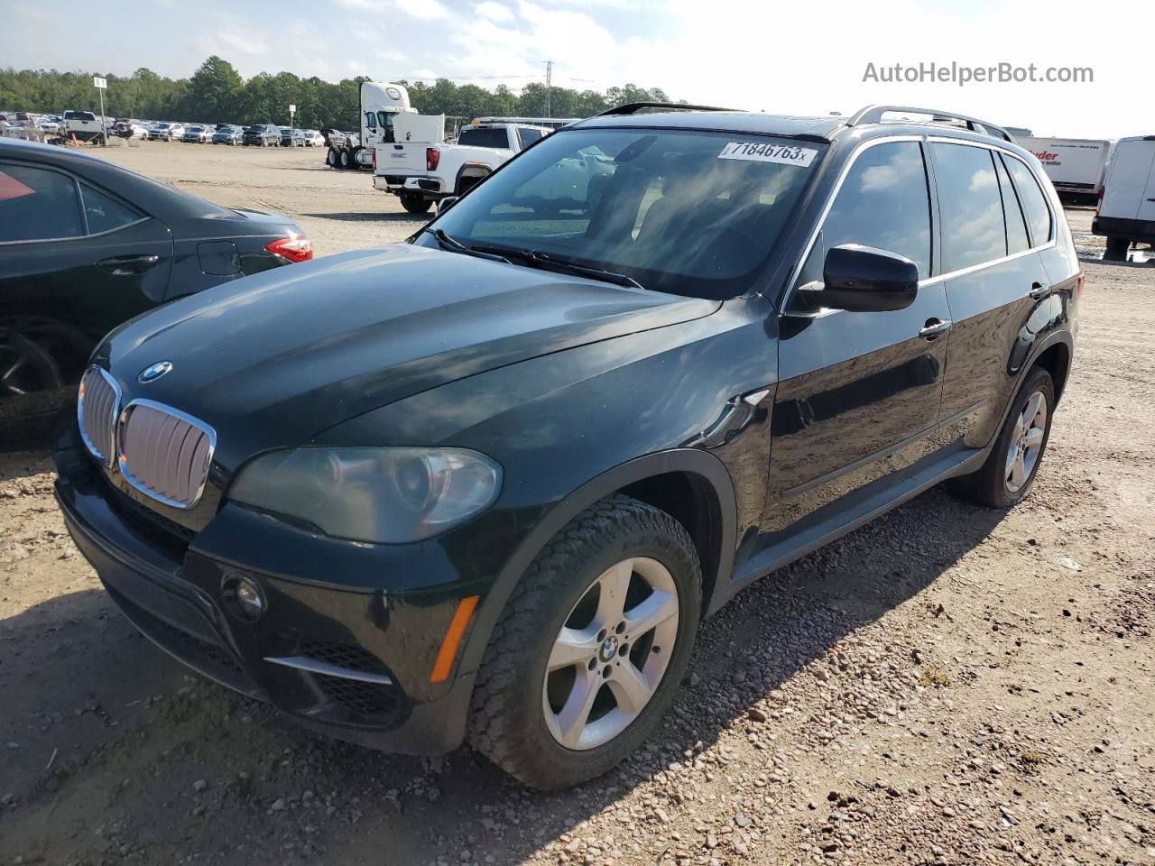 2011 Bmw X5 Xdrive50i Black vin: 5UXZV8C55BL417080