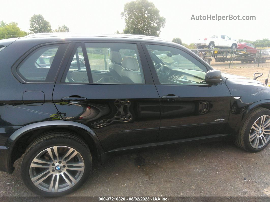 2011 Bmw X5 50i Black vin: 5UXZV8C55BL417208