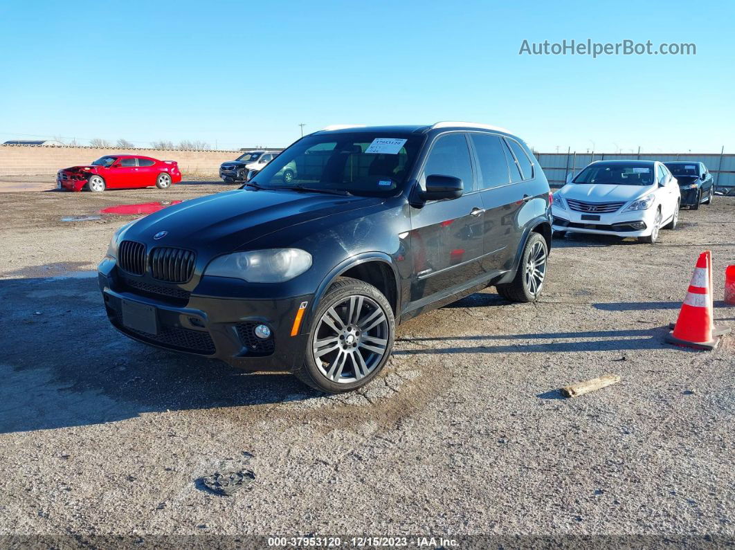 2011 Bmw X5 Xdrive50i Black vin: 5UXZV8C55BL420030