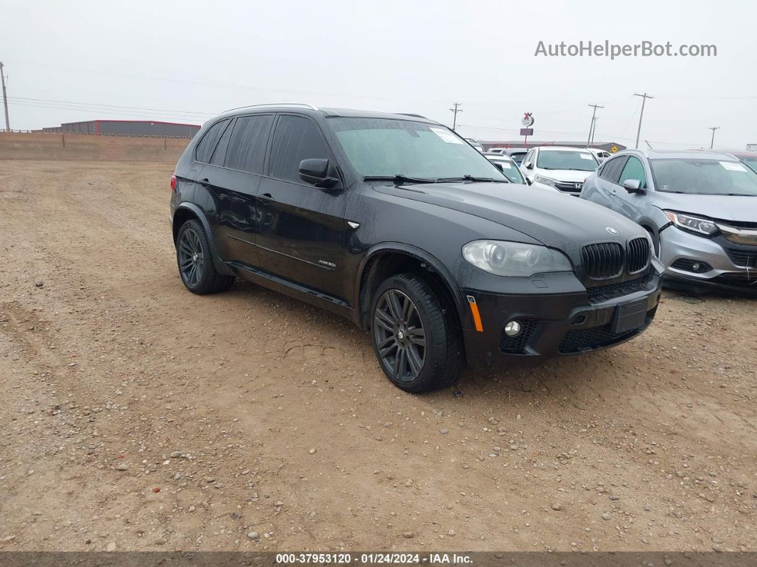 2011 Bmw X5 Xdrive50i Black vin: 5UXZV8C55BL420030