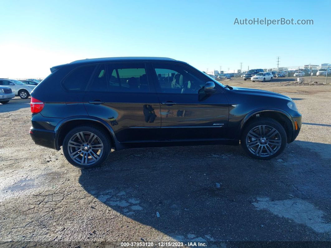 2011 Bmw X5 Xdrive50i Black vin: 5UXZV8C55BL420030