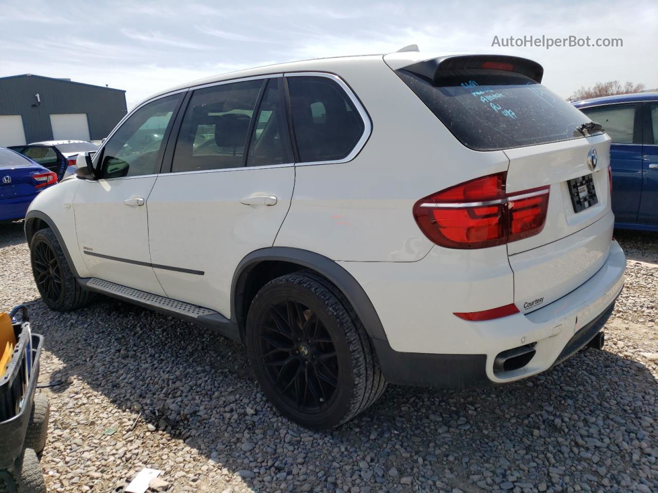 2011 Bmw X5 Xdrive50i White vin: 5UXZV8C55BL420450