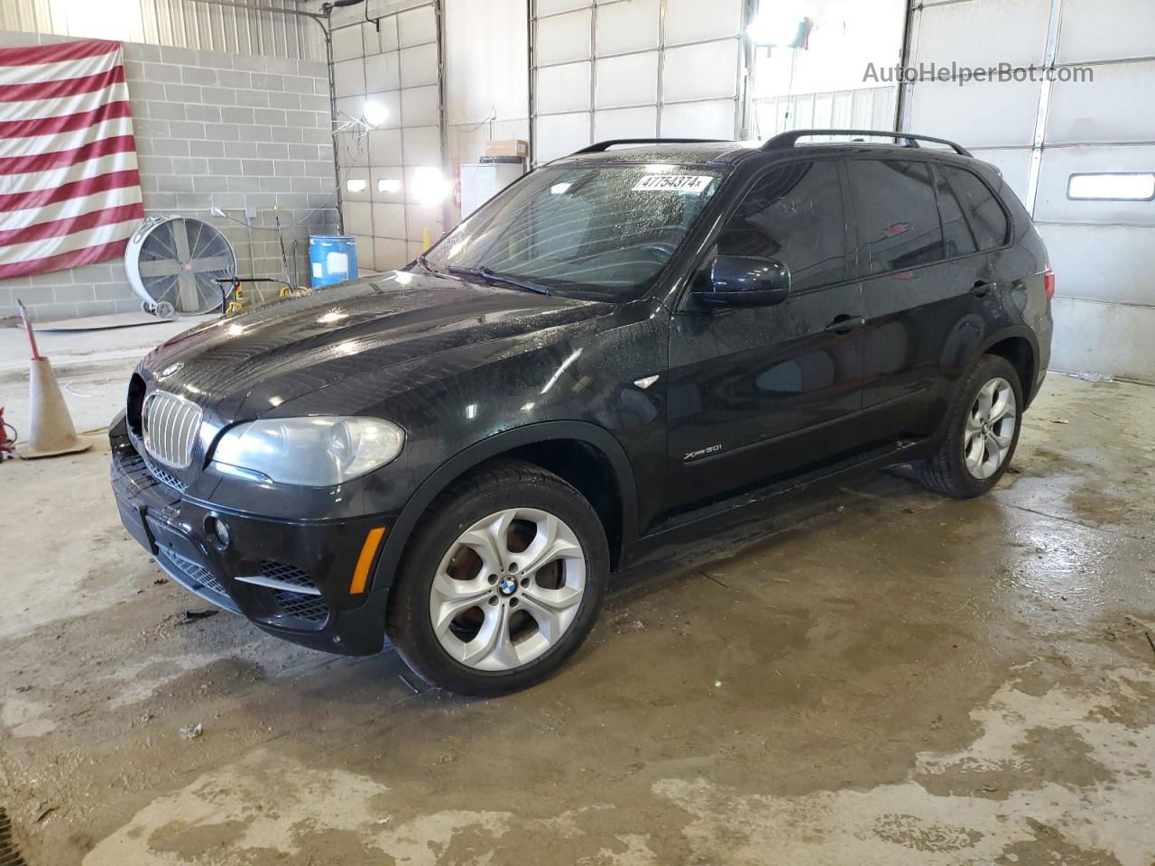 2011 Bmw X5 Xdrive50i Black vin: 5UXZV8C55BL420755